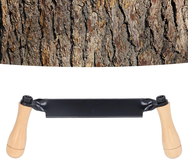 Draw Knife, Straight Draw Shave Knife mit Wolframstahlklinge und ergonomischem Holzgriff Arbeitsspar