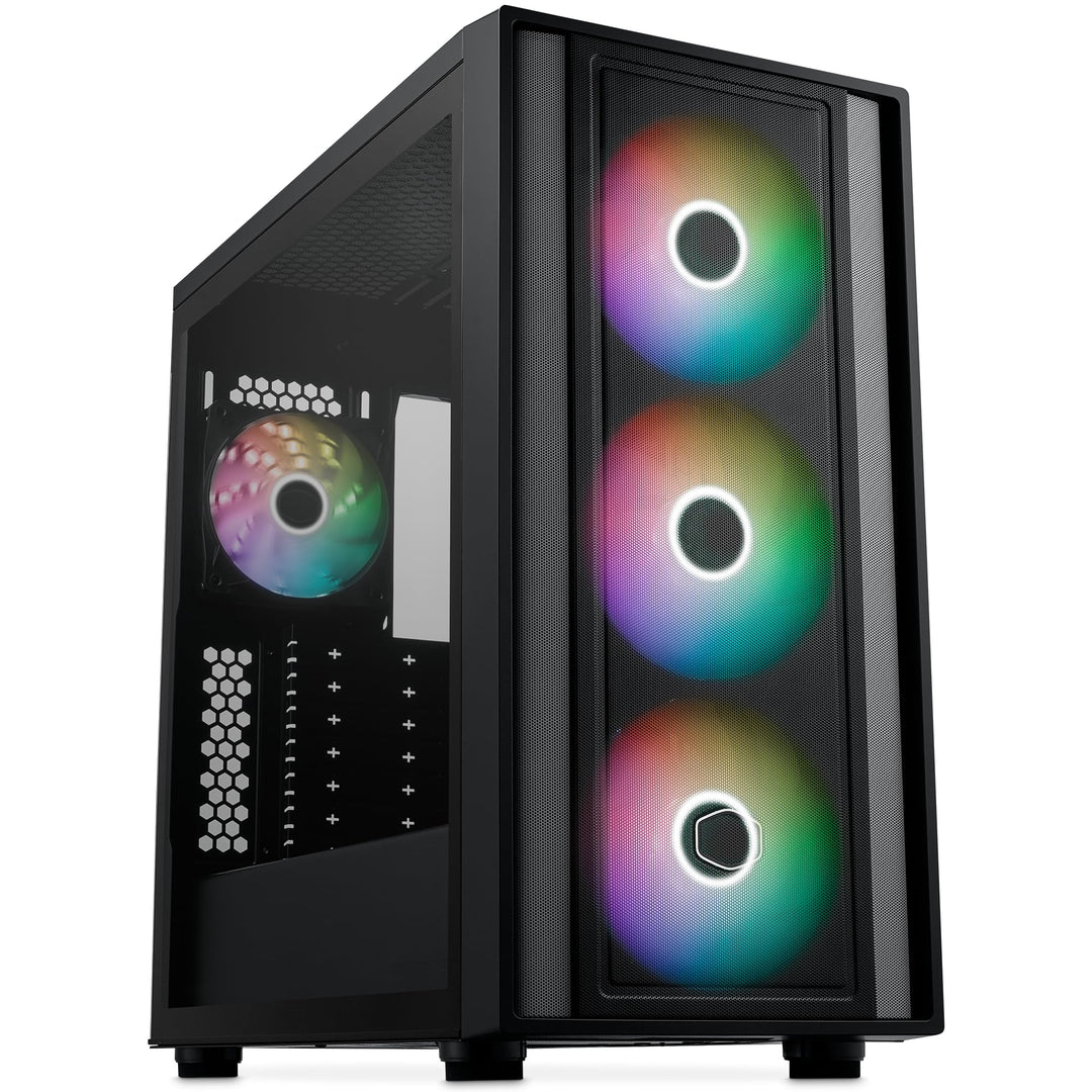 Cooler Master MasterBox 600 – E-ATX-Airflow-Gehäuse Back-Connect-MB- und 420 mm Kühler-fähig, 3 x 14