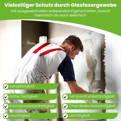 50 m² Putzgewebe 70 g/m² Glasfasergewebe Armierungsgewebe 3.5 Kilogramm, 3.5 Kilogramm