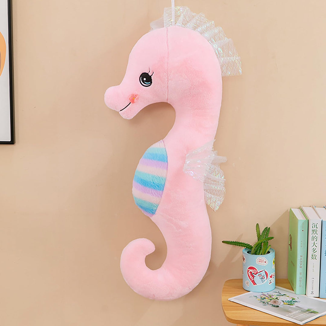 Seepferdchen Kuscheltier Süsse Seepferdchen Plüschtier Stofftier, Weiches Seepferdchen Kissen Gesche