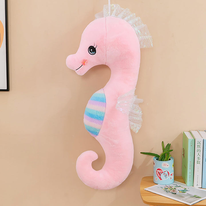 Seepferdchen Kuscheltier Süsse Seepferdchen Plüschtier Stofftier, Weiches Seepferdchen Kissen Gesche