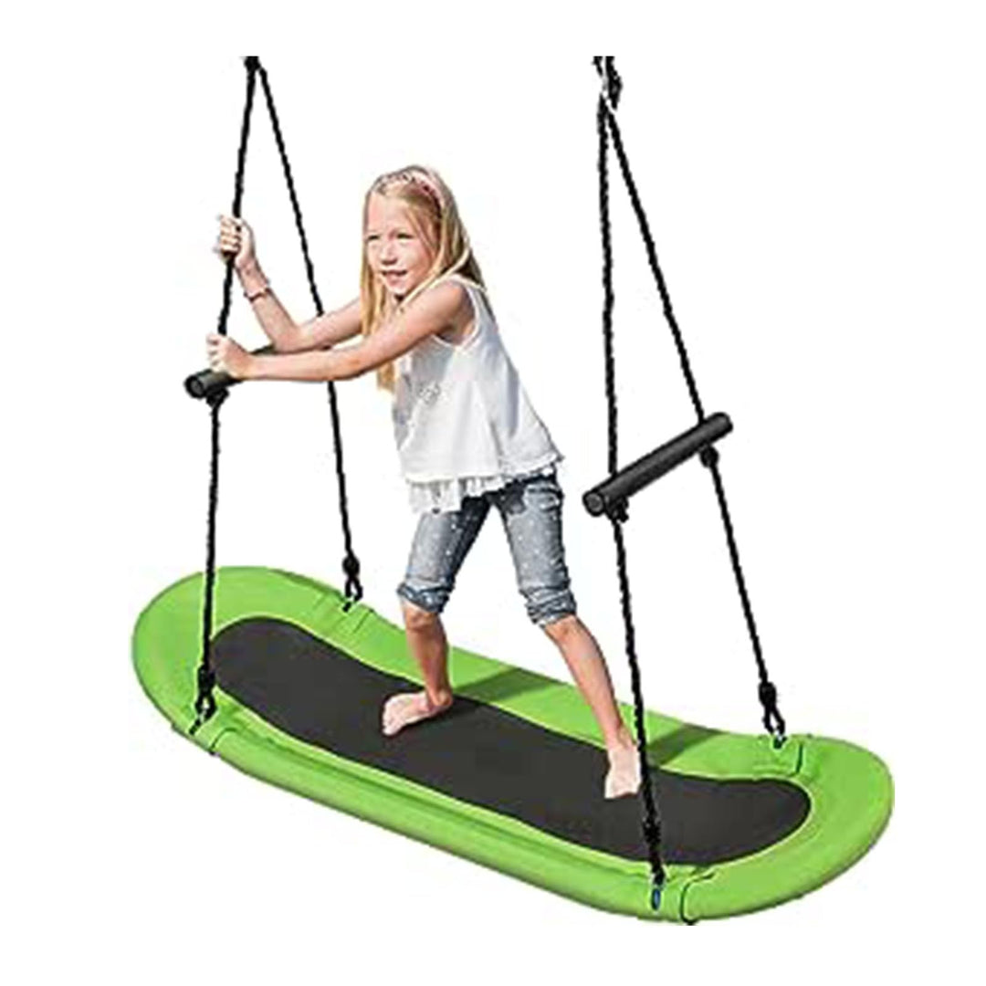 GOPLUS Höheverstellbare Schaukel bis 150 kg belastbar, Gartenschaukel für Erwachsene oder Kinder, ex