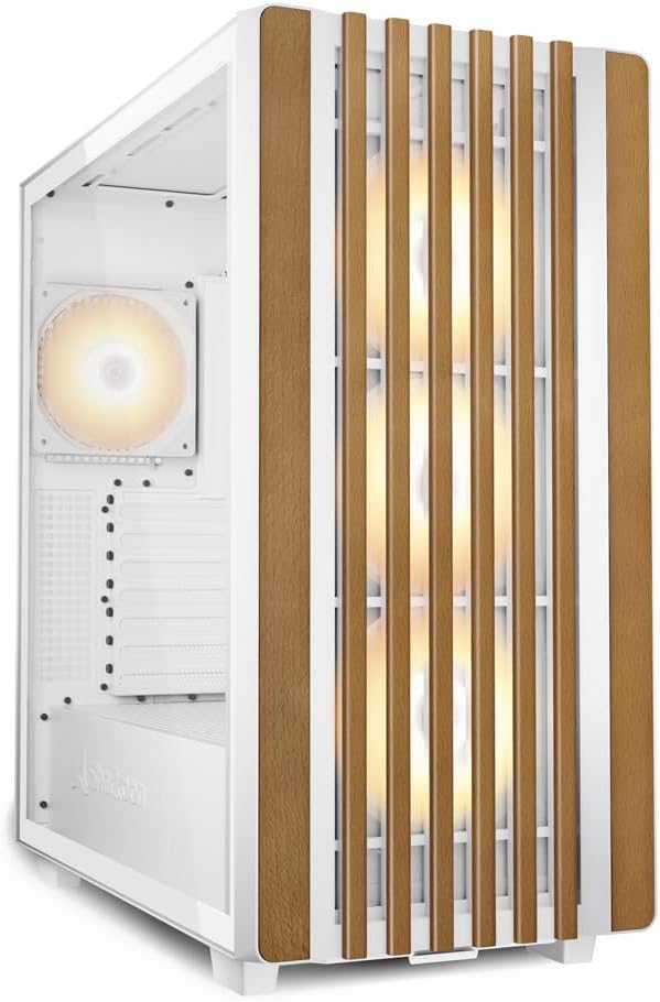 Sharkoon Rebel C70G RGB, Weiss, ATX PC Gehäuse