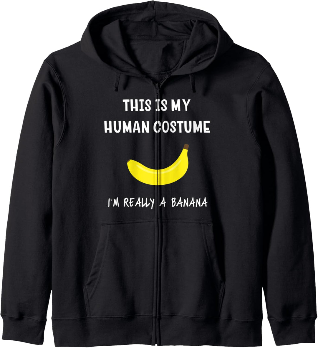 Funny Banana Shirt This Is My Human Costume Kapuzenjacke