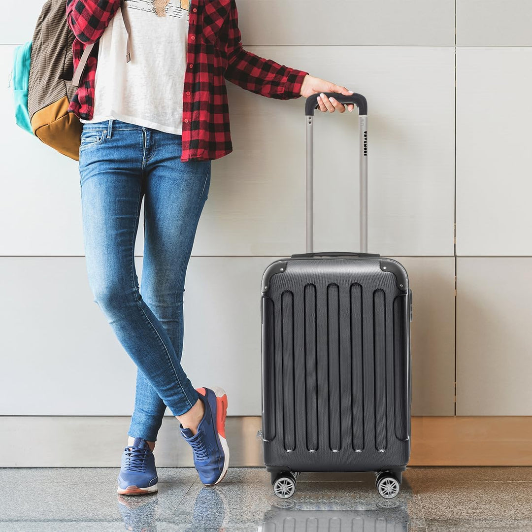TRVLMORE Handgepäck Koffer 55x40x20cm - Koffer & Trolleys, Reisekoffer mit Rollen, Handgepäck Trolle