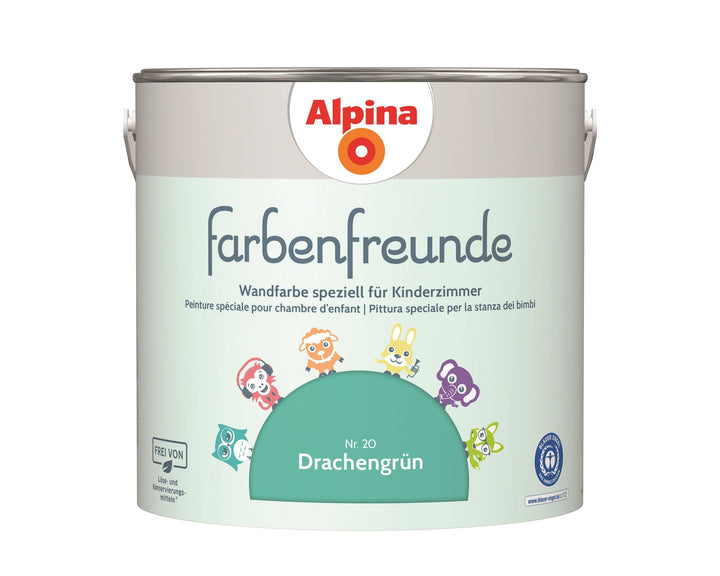Alpina Farbenfreunde Nr. 20 Drachengrün 2,5 Liter matt, Drachengrün