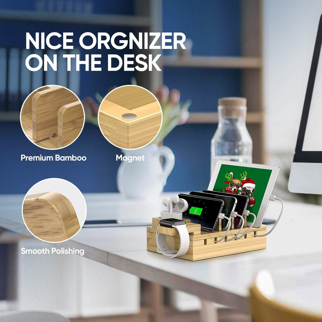 Mobile Phone Charging Station USB Charger Multiple Charging Station for Multiple Devices Smartphone
