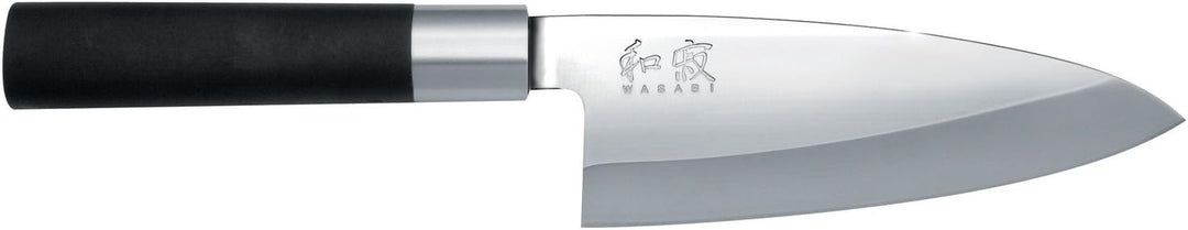 KAI Wasabi Black Messerblock aus Eiche bestückt mit 8 Messer, zerlegbar zur Reinigung - Abmessung 31