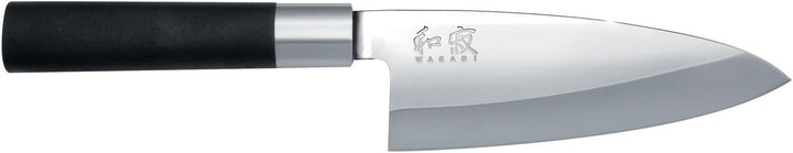 KAI Wasabi Black Messerblock aus Eiche bestückt mit 8 Messer, zerlegbar zur Reinigung - Abmessung 31