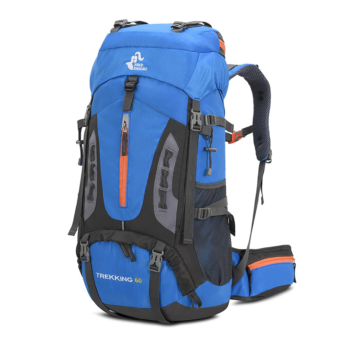 Bseash 60 l wasserdichter leichter Wanderrucksack mit Regenschutz, Outdoor-Sport, Reisen, Tagesrucks