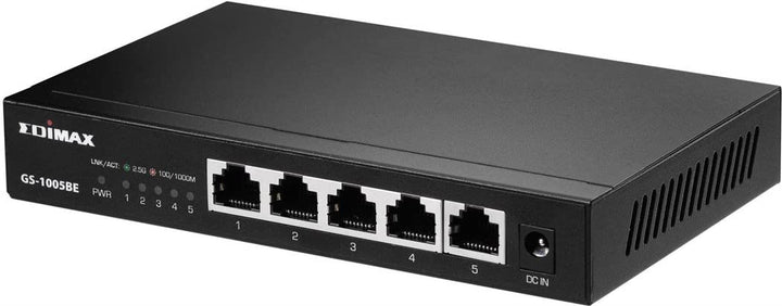 Edimax 15321058 GS-1005BE Netzwerk Switch 5 Port 250 MB/s, Schwarz