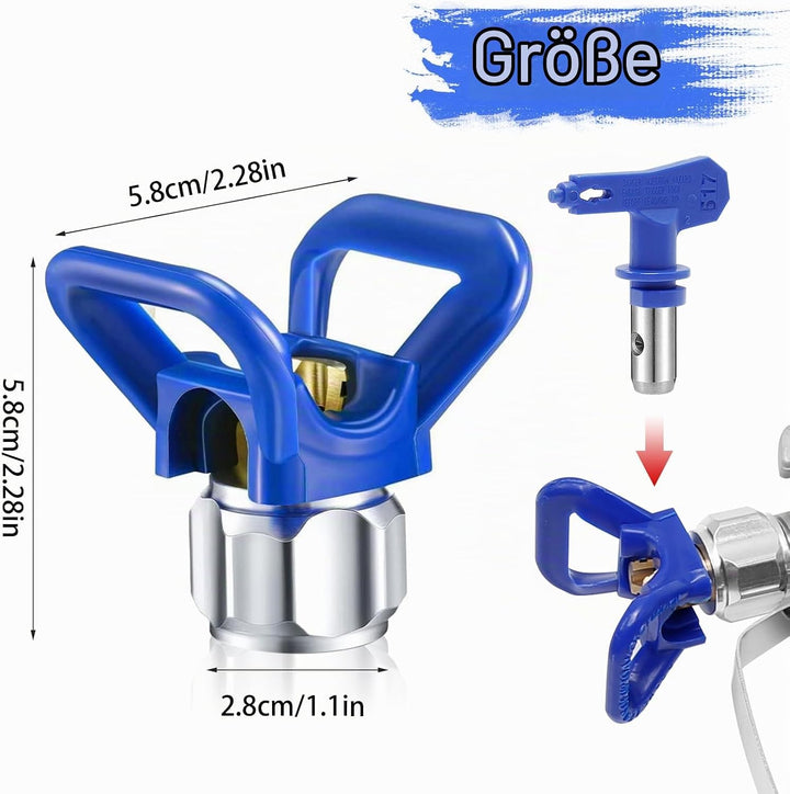 Reversible Spray Tips Airless Paint Sprayer Nozzle Tips Airless Paint Spray Guns Airless Tips Guard