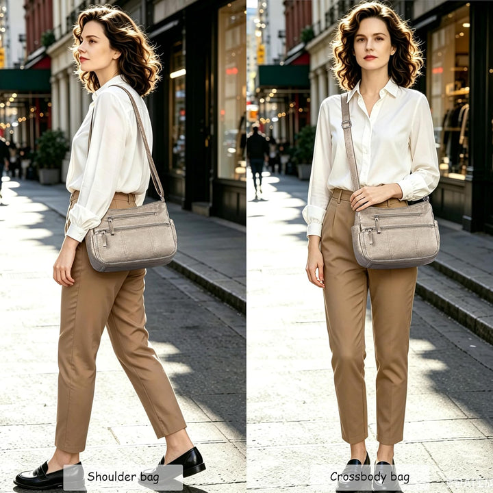 VOLGANIK ROCK Geldbörsen für Damen, weiches PU-Leder, Schultertasche, Damen, Crossbody-Geldbörse, Ta
