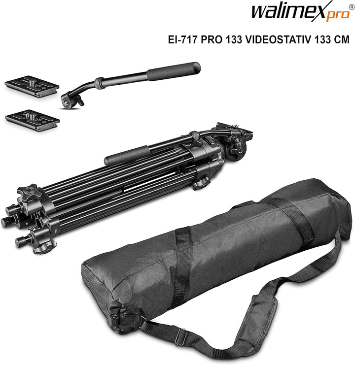 Walimex Pro EI-717 Video-Pro-Stativ (133 cm)