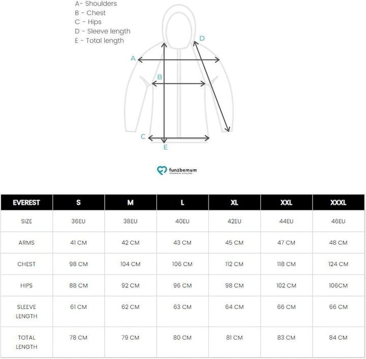 fun2bemum EVEREST 6in1 BACK/FRONT Softshell Jacke, Tragejacke, Babytragejacke,Schwangerschaftsjacke