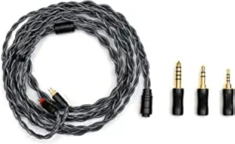 Tripowin Noire 4 Core 24AWG OCC Upgraded HiFi Audio Cable with Detachable 3-in-1 2.5mm/3.5mm/4.4mm P