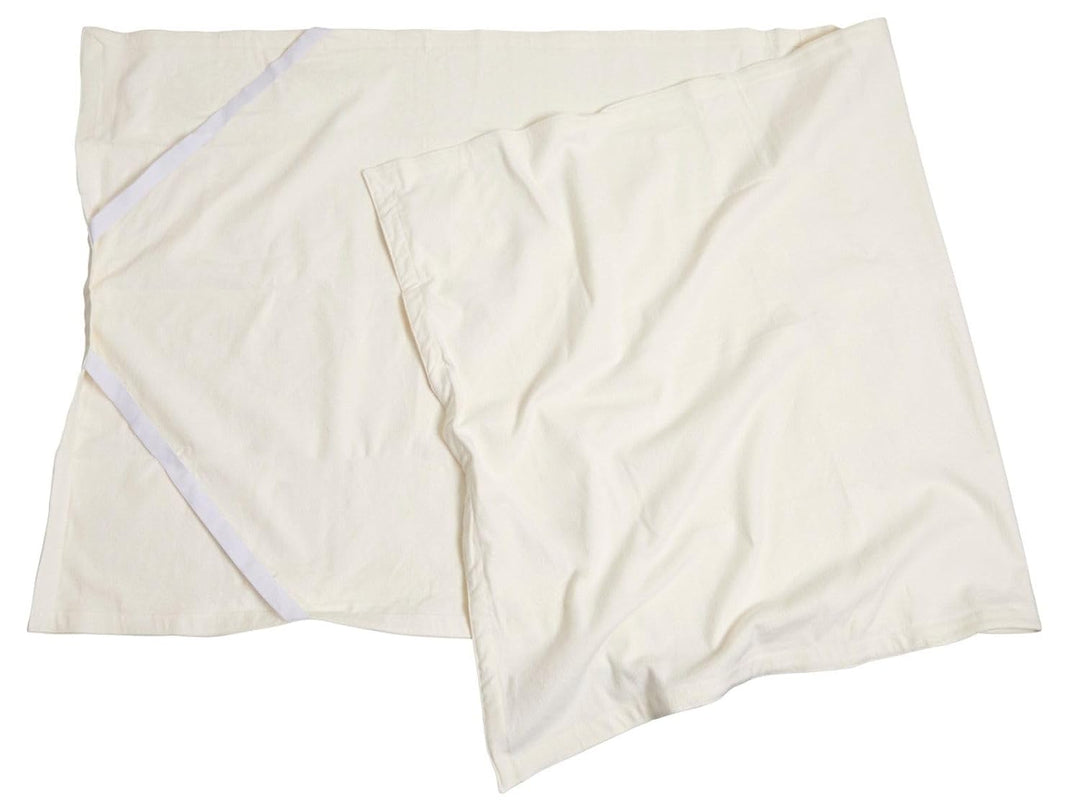 Bio Matratzenschutzauflage 100% Bio-Baumwolle (kbA) GOTS zertifiziert, Spannecken, Natur, 90 x 200 c