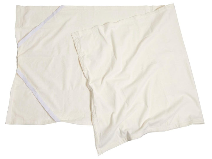 Bio Matratzenschutzauflage 100% Bio-Baumwolle (kbA) GOTS zertifiziert, Spannecken, Natur, 90 x 200 c