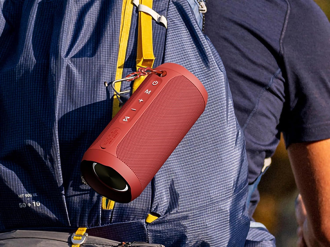 EDUPLINK Bluetooth Lautsprecher, Musikbox Bluetooth, Kabellose Lautsprecher wasserdicht IPX7, RGB Li