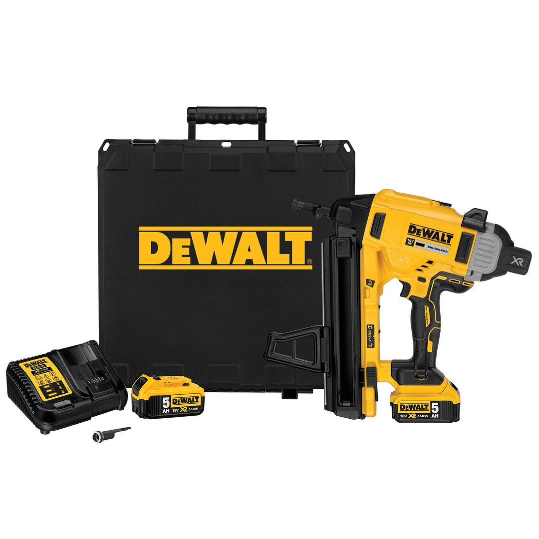 DEWALT DCN890P2-QW Akku Nagler XR (57mm/18V/2x5,0Ah) Tstak Single, Single