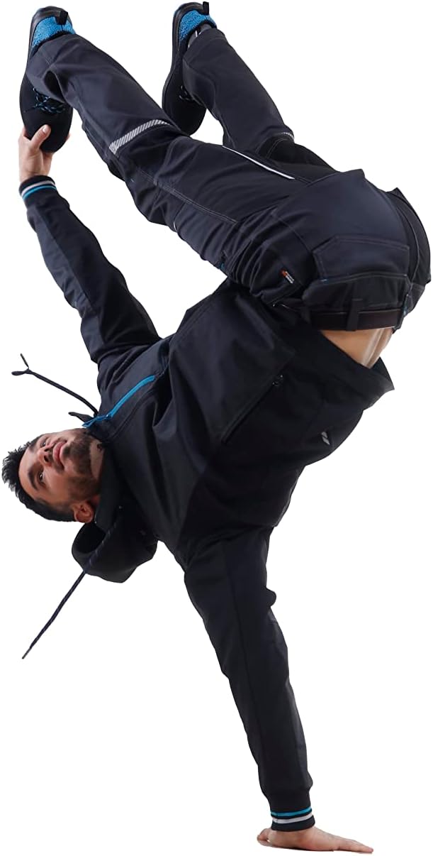 Revolt 4Stretch Herren Hose - Stretch Herren Arbeitshose - elastische Männer Bundhose mit Multifunkt