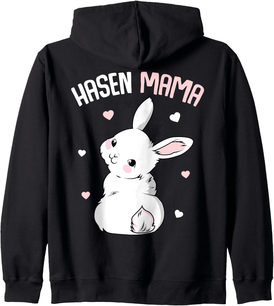 Hasenmama Hase Kaninchen Ostern Hasen Mama Kapuzenjacke