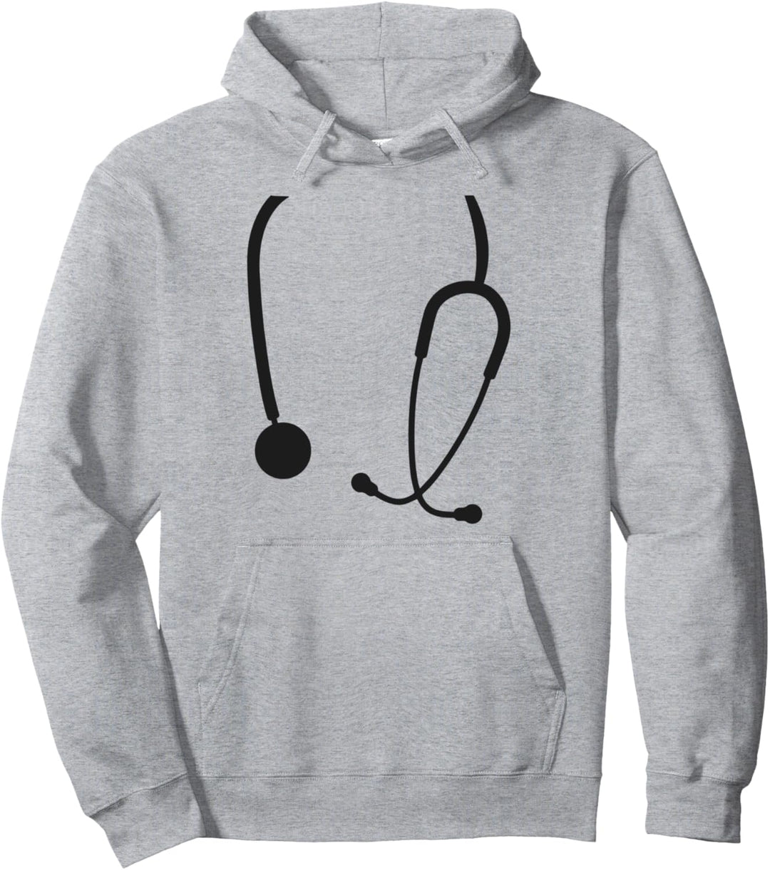 Stethoskop lustiges Arzt Kostüm Krankenschwester Pullover Hoodie