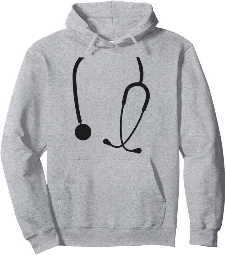 Stethoskop lustiges Arzt Kostüm Krankenschwester Pullover Hoodie