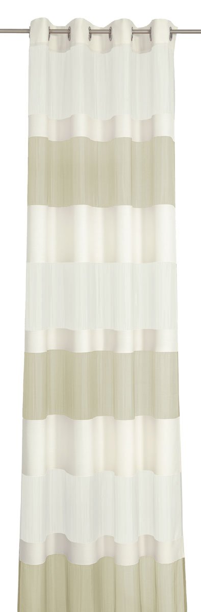 Neutex for you! Deko Trends Azuro 8019 01 070 Oesenschal mit 8 Oesen, Natur
