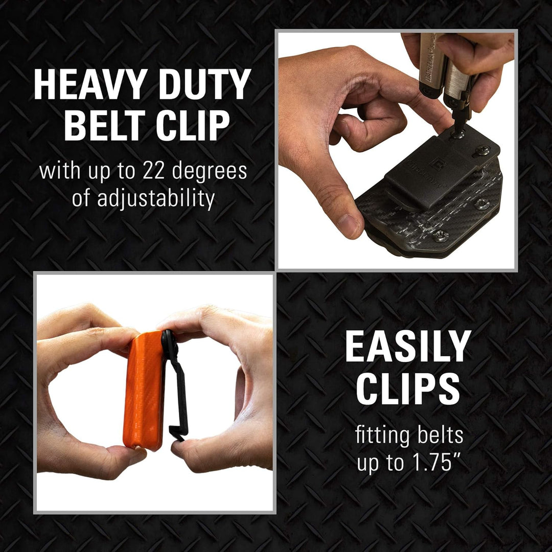 Clip & Carry Kydex Multitool-Hülle für Gerber MP600 ~ passend für Stumpfe Nasen- und Nadelstumpfmode