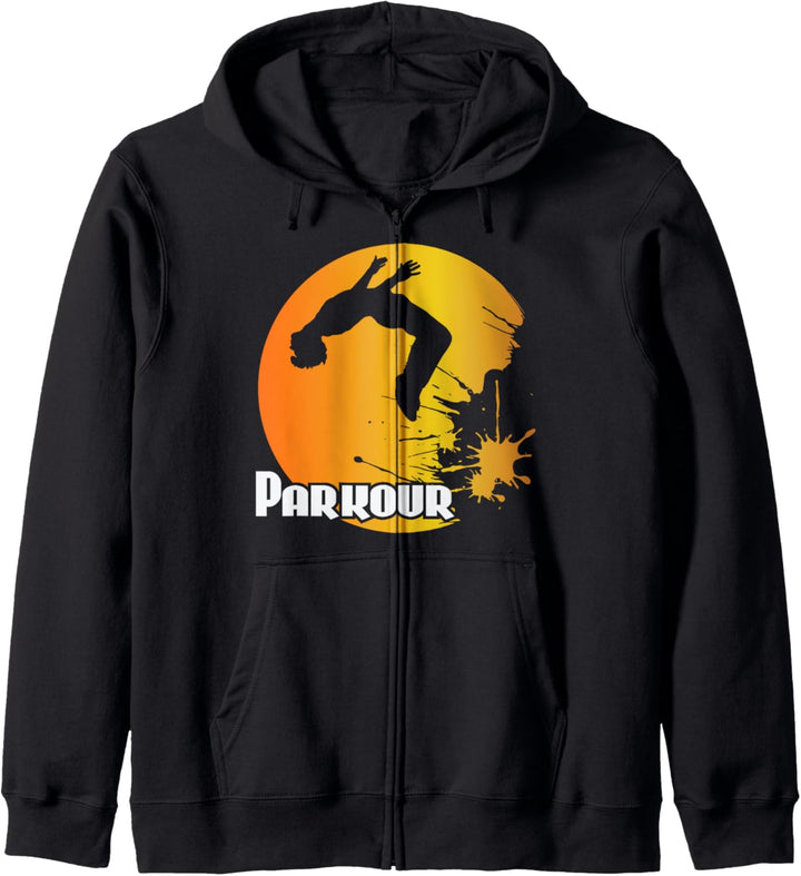 Parkour-Backflip Kapuzenjacke