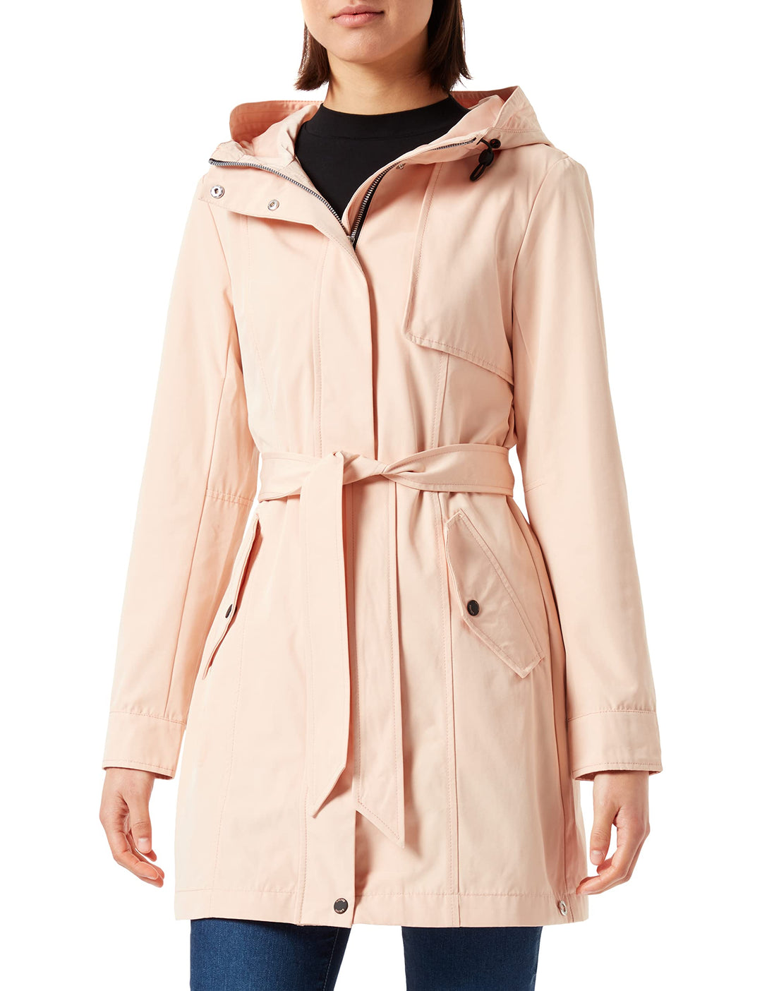 s.Oliver Damen Mantel Langarm Regular F 46 creme 0330, 46 creme 0330