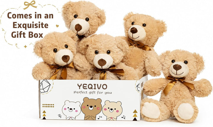 Teddybär gefülltes Tier Plüschtier Geschenk für Kind Freundin, 13.5 Zoll gefüllte Bären für Weihnach