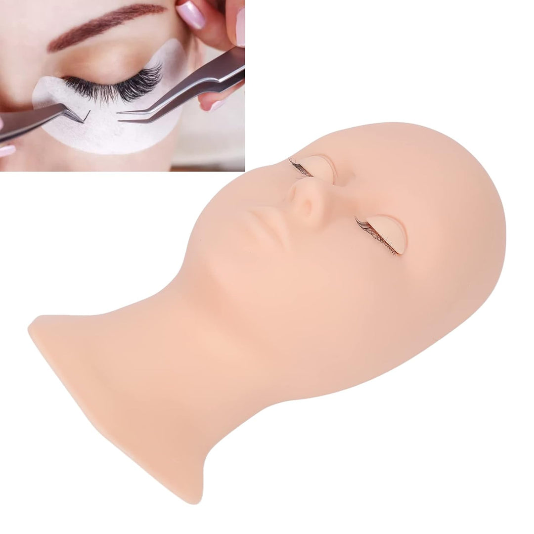 Makeup Mannequin Head, Schminke Trainingsköpfe Wimperntrainingskopf Ersetzte Augenlider Make Up Scha