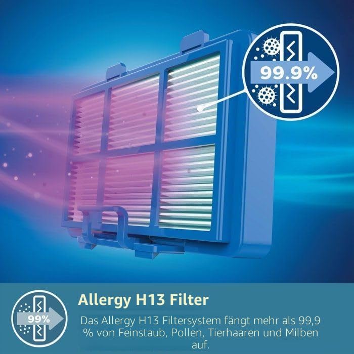 Philips PowerGo FC8241/09 Mit Beutel, Kabelspule,Herausnehmbarer Filter,Ein- Aus-Schalter, Vacuum Cl