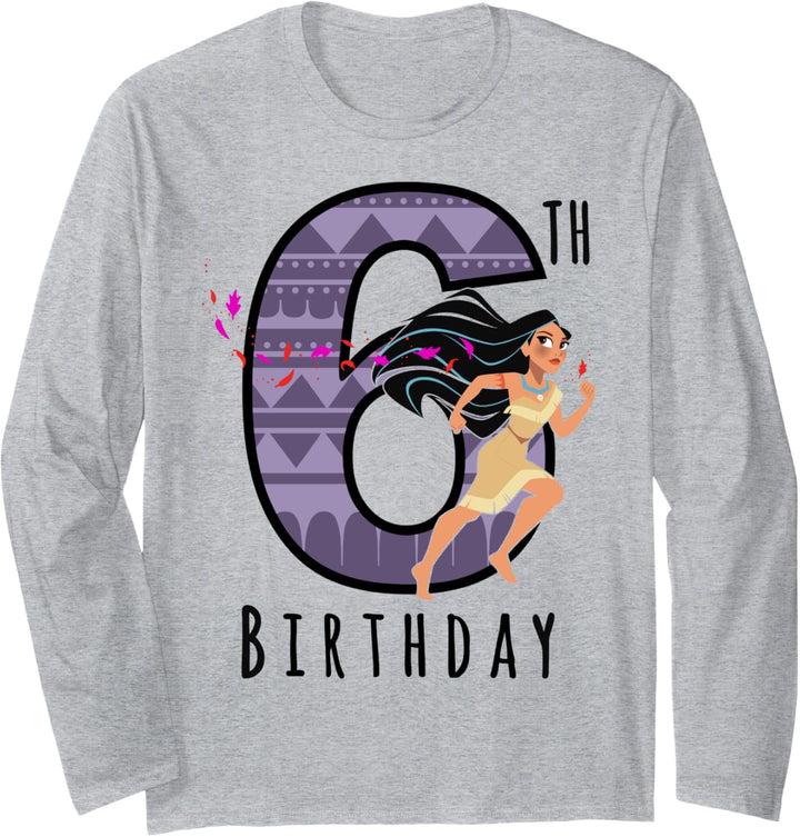 Disney Pocahontas Sixth Birthday Portrait Langarmshirt