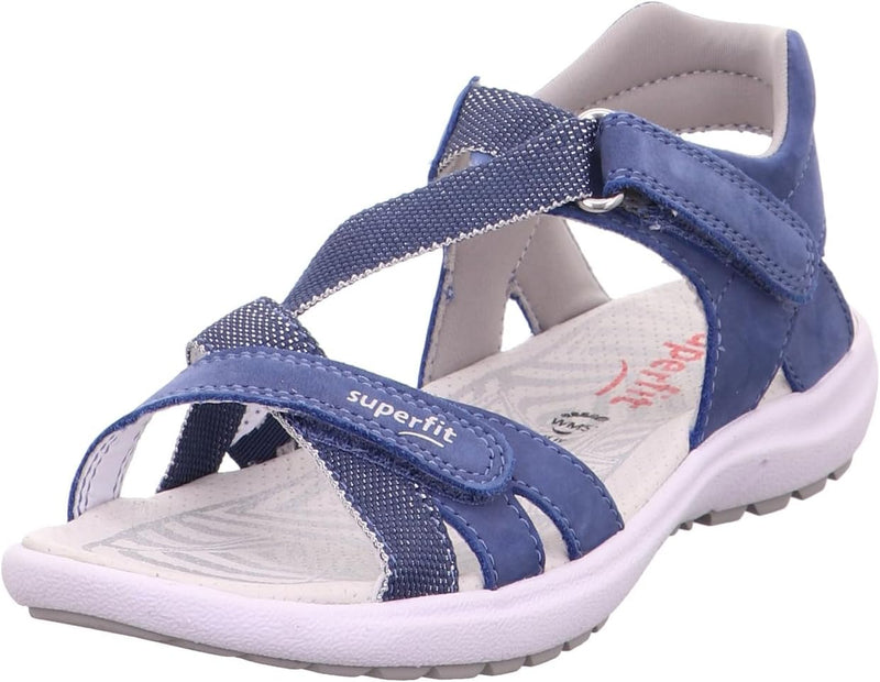 Superfit 0-609203 Mädchen Sandalen 31 EU Blau 8100, 31 EU Blau 8100