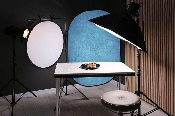 Kate 1.5x2m Schwarz/Braun Falthintergrund Faltbar Falthintergrund Fotografie Faltbare Hintergrund Wa