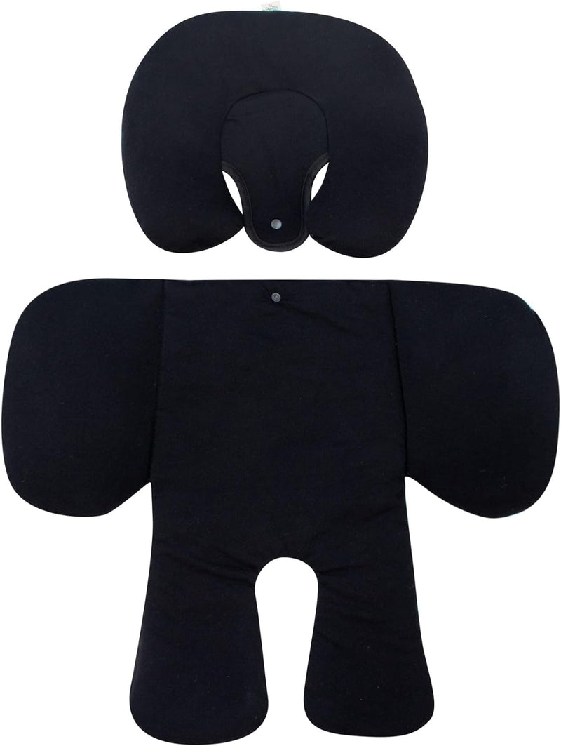 JYOKO Kids Sitzverkleinerer Antiallergikum Universal Baby 100% Baumwolle (Black Series, Enthält eine