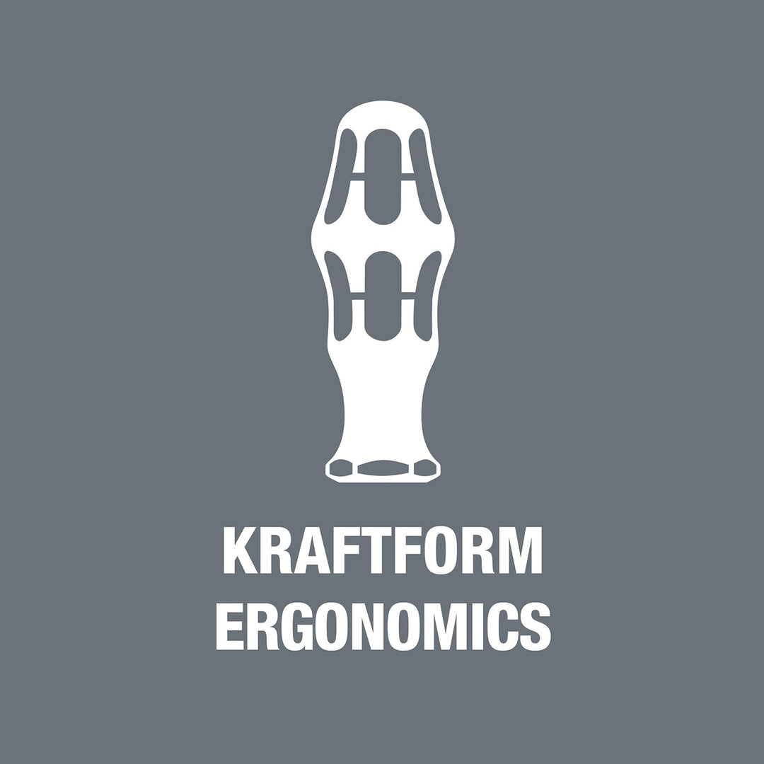 Wera 05134000001 Kraftform Micro Big Pack 1 Schraubendrehersatz, 25-teilig & Kraftform Kompakt 62, 3