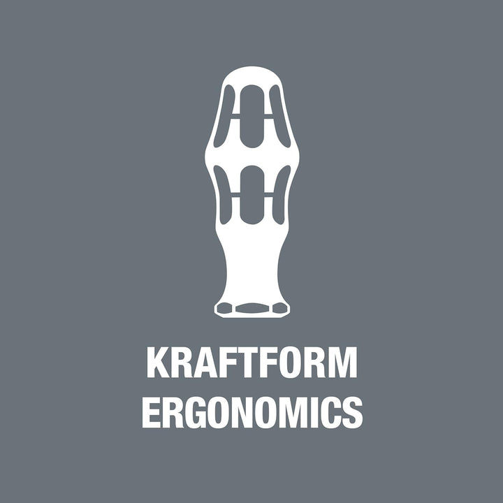 Wera 05134000001 Kraftform Micro Big Pack 1 Schraubendrehersatz, 25-teilig & Kraftform Kompakt 62, 3