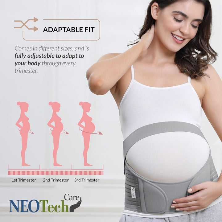 NEOtech Care - Bauchgurt für die Schwangerschaft - stützt Taille, Rücken & Bauch - Schwangerschaftsg