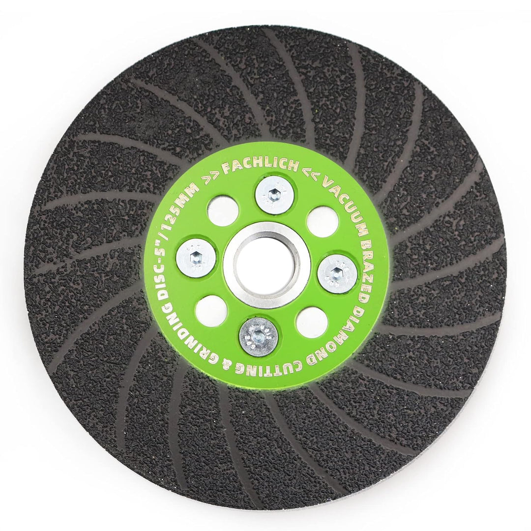 FACHLICH Diamant Trennscheibe 125mm Doppelseitig zum Schneiden und Schleifen Granit Marmor Fliese Na