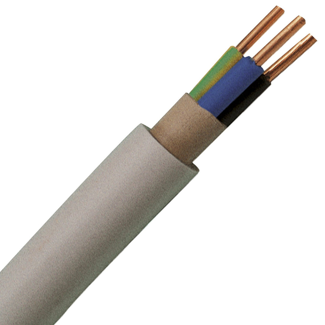 Kopp 153125003 Mantel-Leitung NYM-J, 3 x 2.5 mm², 25 m, grau 25 m-Ring Single, 25 m-Ring Single
