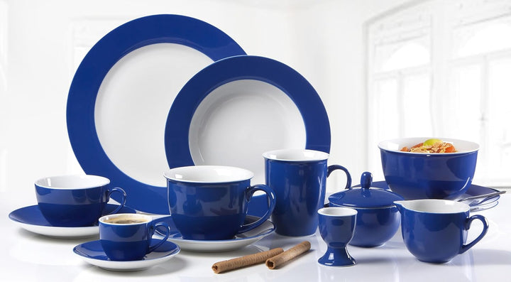 Kaffeeservice Doppio, 12-teilig, Blau Blau Kaffeeservice, Blau Kaffeeservice