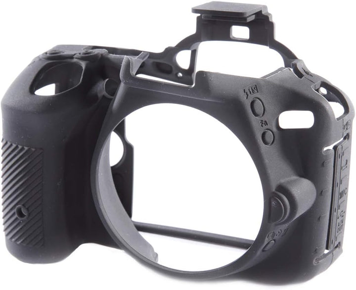 EasyCover - Silikon Kameratasche - Schutz für Ihre Kamera - Nikon D5500/D5600 - Schwarz