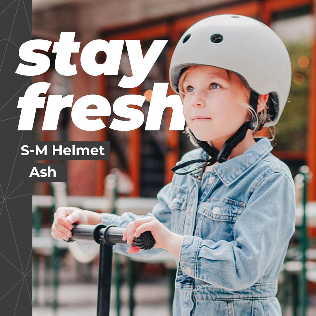 Scoot & Ride, S - M Size Kids Helmet ash, ash