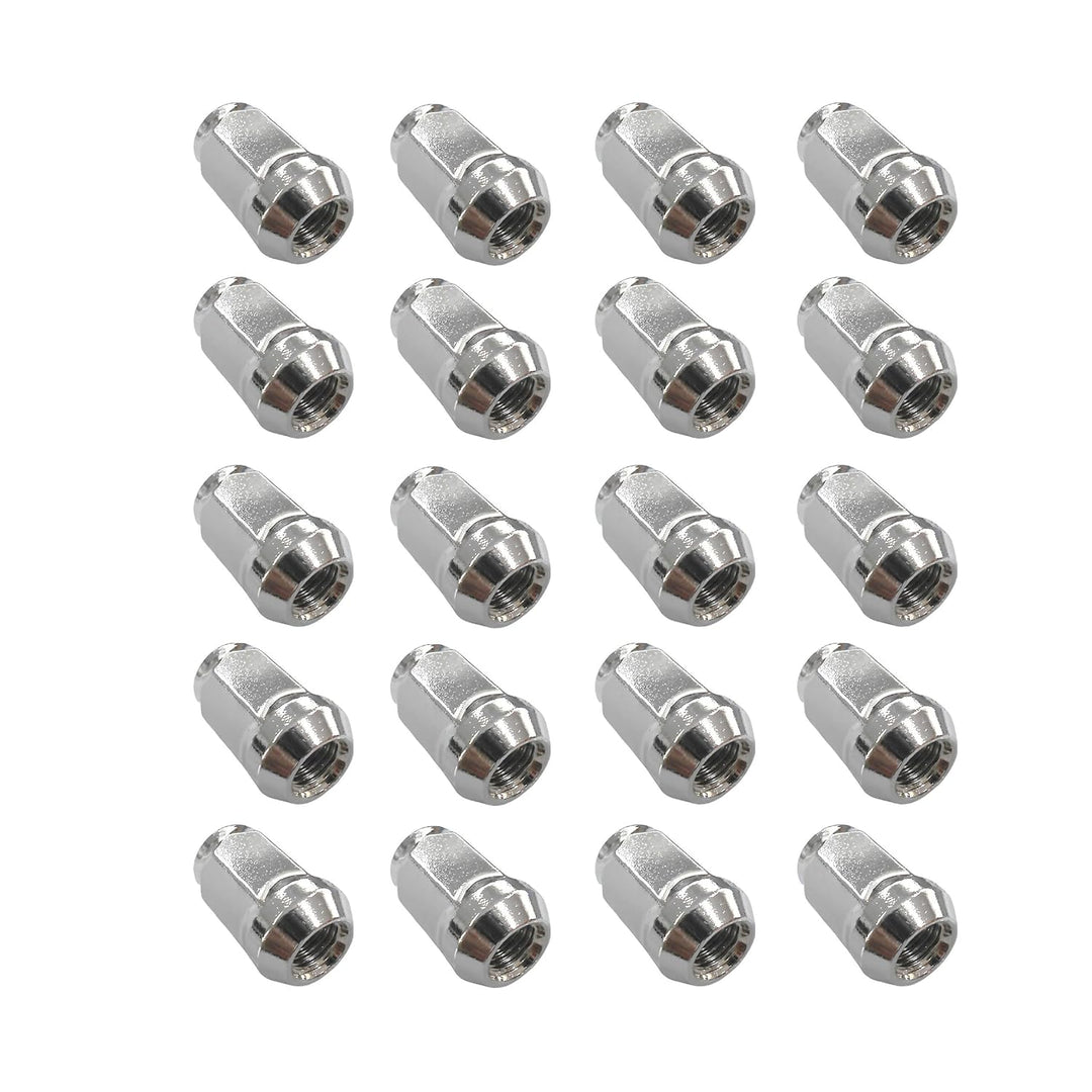 20 Radmuttern Kegelbund geschlossen M12x1,25 HEX19 kompatibel mit Suzuki, Lada
