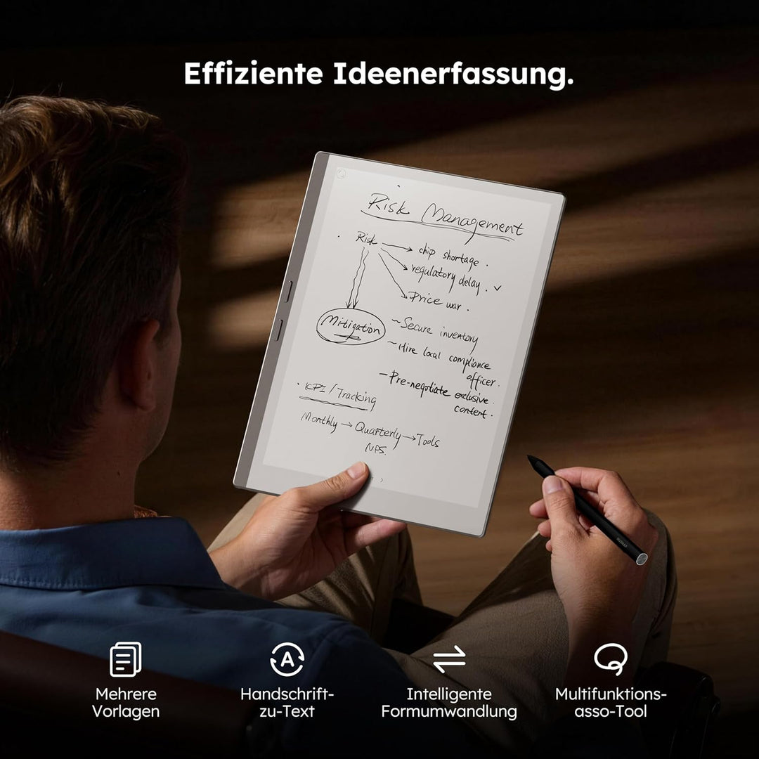 X 10,65 Zoll E Ink Paper Tablet | 8 GB + 128 GB ultradünner Flexibler Bildschirm ePaper Notebook mit