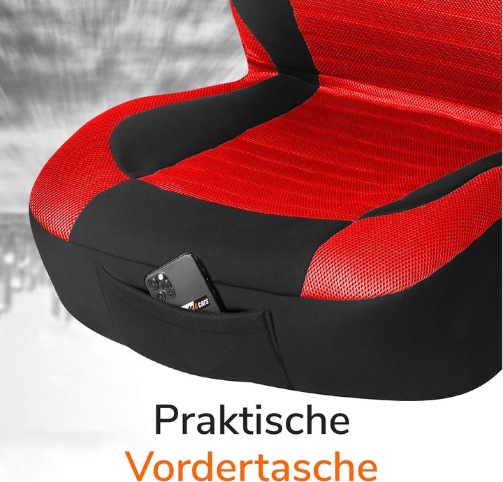 Upgrade4cars Autositzbezüge Set Universal Version 2026 | Auto-Schonbezüge für die Vordersitze & Rück